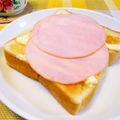 アイリッシュショコラ's cooksnap of when they made ハニー❤ハムマヨトースト.