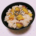 まあまま☆0403's cooksnap of when they made 簡単！さつまいもご飯♪失敗しない炊飯器で.