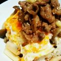 ミカ★ヅキ's cooksnap of when they made サラッといける焼肉のせ天津丼♪ランチに♪.