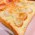 Nana777's cooksnap of when they made ●磯辺揚げ夢見るぱくぱくトースト●.