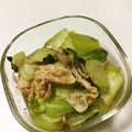 ☆こまっと☆'s cooksnap of when they made 生姜香る豚肉とチンゲンサイの中華風炒め.