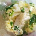 ayakaL7's cooksnap of when they made 超簡単！ごま油香る餃子スープ.