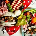 ポメあめ's cooksnap of when they made 簡単♪ミイラくんのハロウィンキャラ弁.
