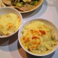 マーブルン's cooksnap of when they made 乳製品不使用！鮭と白菜の豆乳グラタン。.