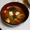 ma04tsu's cooksnap of when they made 小松菜、豆腐、お揚げの味噌汁.