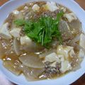 みにまめ's cooksnap of when they made 大根と豆腐のピリ辛煮.