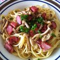 くるみ717's cooksnap of when they made 簡単ランチに☆お吸い物パスタ.