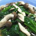 emem3's cooksnap of when they made ほうれん草ときのこのおひたし.