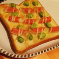 ミルキーーウェイ's cooksnap of when they made 枝豆とカニカマのさっぱりトースト.