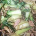みみ母's cooksnap of when they made 青梗菜・舞茸・ベーコンのバター醤油炒め.