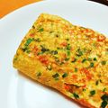 あわわちゃん's cooksnap of when they made 簡単☆定番☆ニラにんじん入り卵焼き☆.