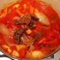 hitomi716's cooksnap of when they made 野菜ゴロゴロ♪柔らか牛肉のトマト煮込み.
