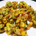 ばく★ちく's cooksnap of when they made ちくわの磯辺揚げ☆かき揚げ風.
