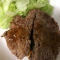 にゃんこりんご's cooksnap of when they made ひき肉ステーキ 天皇の料理番風.