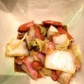 ☆クックhi☆'s cooksnap of when they made ニンニク入り白菜ウインナーのオイスター炒.