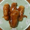 モカぷりん♪'s cooksnap of when they made 豆腐の豚巻き~甘辛うま煮.