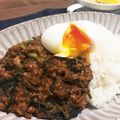佐々木家★'s cooksnap of when they made 鶏挽き肉とほうれん草のドライカレー.
