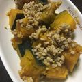 harutama's cooksnap of when they made かぼちゃの豚そぼろ煮。.
