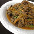 くぅmama's cooksnap of when they made プルコギ.