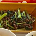 あぼかどんぶり's cooksnap of when they made 牛肉と空芯菜の柚子こしょう炒め♪.