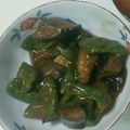 ■GAITO's cooksnap of when they made ピーマンとナス味噌炒め.