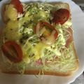 やーしー's cooksnap of when they made トースト。サラダ気分♪.