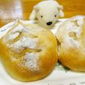 yuzuyou15's cooksnap of when they made もちもち全粒粉パン.