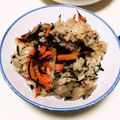 カミツレ＊＊＊'s cooksnap of when they made ひじきご飯◎炊飯器に入れるだけ♪.