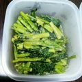 じーま君's cooksnap of when they made 人参の葉っぱでマヨ炒め.