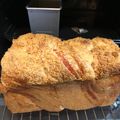 kunkumi's cooksnap of when they made ストロベリーストロイゼルブレッド.