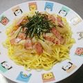 もぐ・ω・くま's cooksnap of when they made 簡単ヘルシー★きゃべつとベーコンの焼そば.