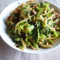 おポチ's cooksnap of when they made 大根の葉とツナの甘辛炒め.