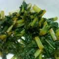 あつゴールド's cooksnap of when they made 大根の葉のごま油炒め.