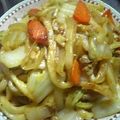 まな姫's cooksnap of when they made 日曜お昼のカレー焼うどん.
