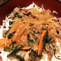 G☆Ponchi's cooksnap of when they made 簡単！美味しい♡豚コマ肉でプルコギ丼.