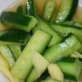 クック561Q4D☆'s cooksnap of when they made きゅうりの漬物.