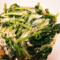 yama-chan's cooksnap of when they made お弁当にも！簡単ほうれん草チーズソテー♬.