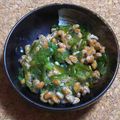 nosso's cooksnap of when they made ☆納豆＆めかぶ＆おくら☆さっぱり美味い♪.