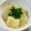 ひいらぎちゃんママ's cooksnap of when they made 揚げ出し豆腐&新玉ねぎ.