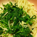 tanzanite's cooksnap of when they made 春菊とエノキのお浸し.
