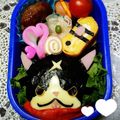 みちゅみちゅママ's cooksnap of when they made 妖怪ウォッチ☆フユニャンのキャラ弁^_−.