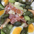 ばもん's cooksnap of when they made 柿と生ハムの粒マスタードサラダ.