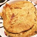 chamamaz's cooksnap of when they made 受験生応援！粘れ…長芋めんたいお好み焼き.