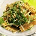 まいすけなり。's cooksnap of when they made 常備菜♡パリパリ油揚げと水菜のごま和え.