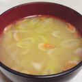 papikun's cooksnap of when they made 海老の香りのお味噌汁.