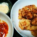 ミカ★ヅキ's cooksnap of when they made 鶏むね肉の唐揚げ&美味しいディップ❤️.