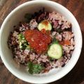 inLondon's cooksnap of when they made イクラ☆キュウリ丼.