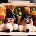 aihamu's cooksnap of when they made キャラ弁☆みんなでおにぎり♪遠足弁当☆.