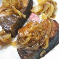 パパの手料理☆'s cooksnap of when they made ブリのにんにく焼き☆タタキだれアレンジ.