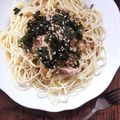 tahiuu's cooksnap of when they made 和風　ツナ柚子胡椒パスタ.